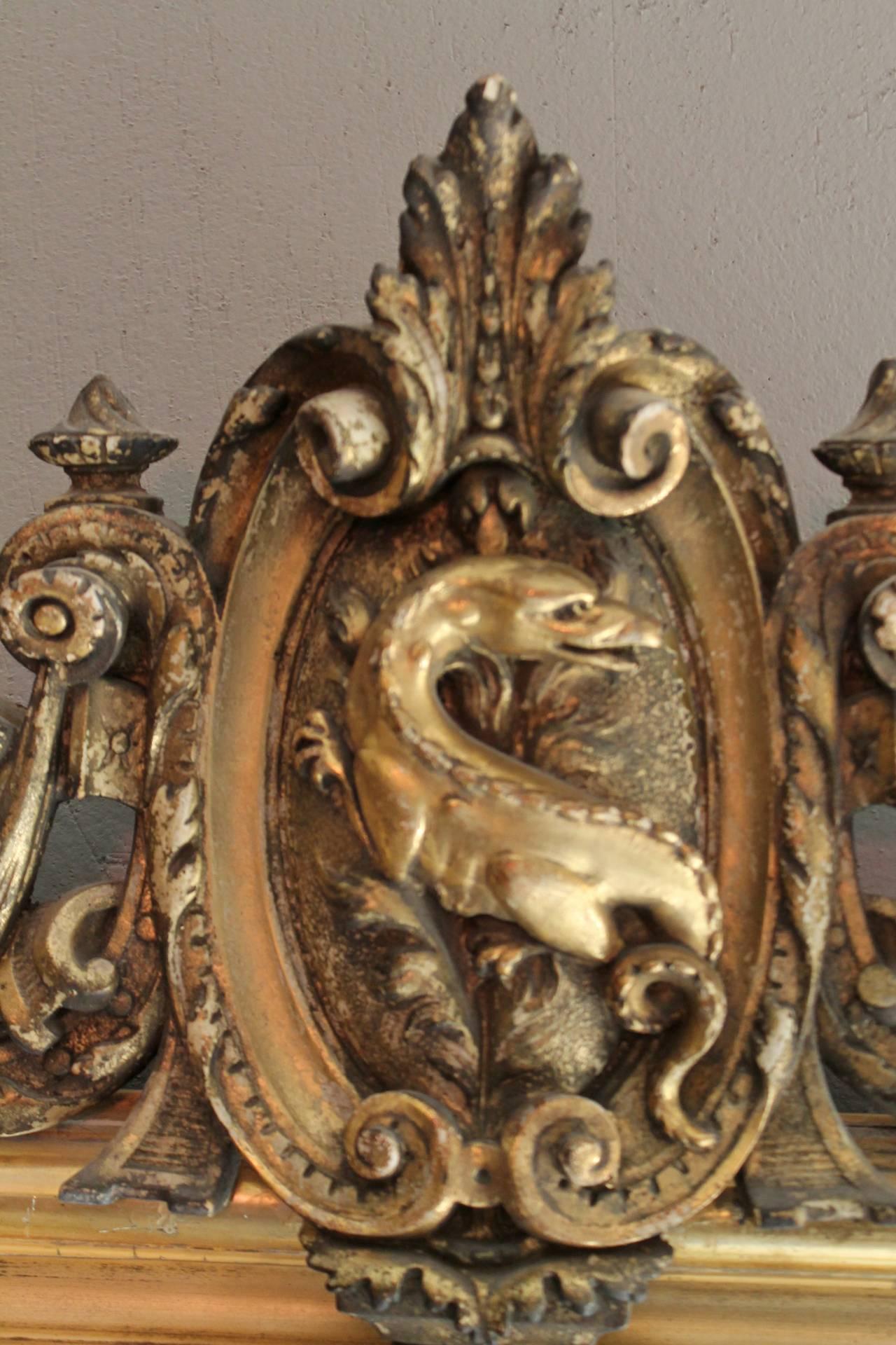 French Antique Mirror 19th Century