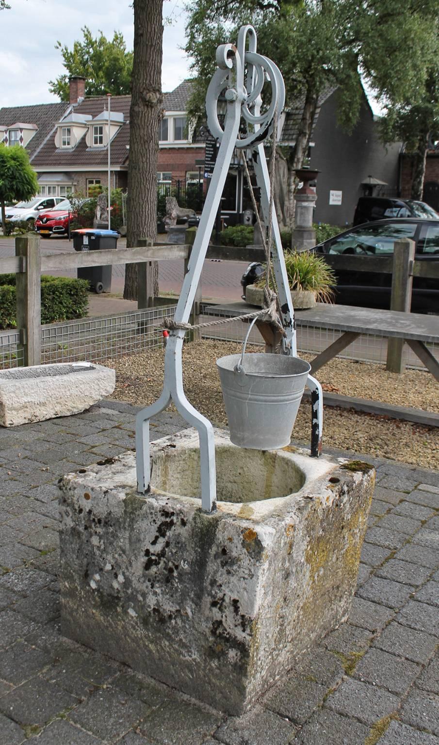 Iron  Antique Well from the 18th Century from France For Sale