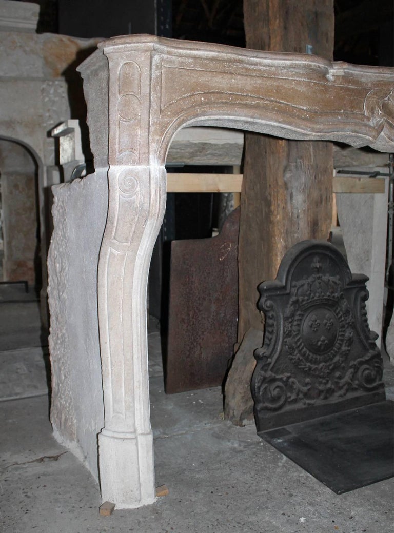 Beautiful Antique Marble Stone 18th Century Fireplace mantel For Sale ...
