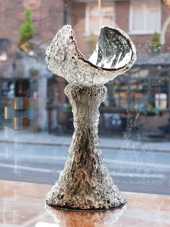 1980s Romanian Art Glass Bowl by Mihai Topescu at 1stDibs