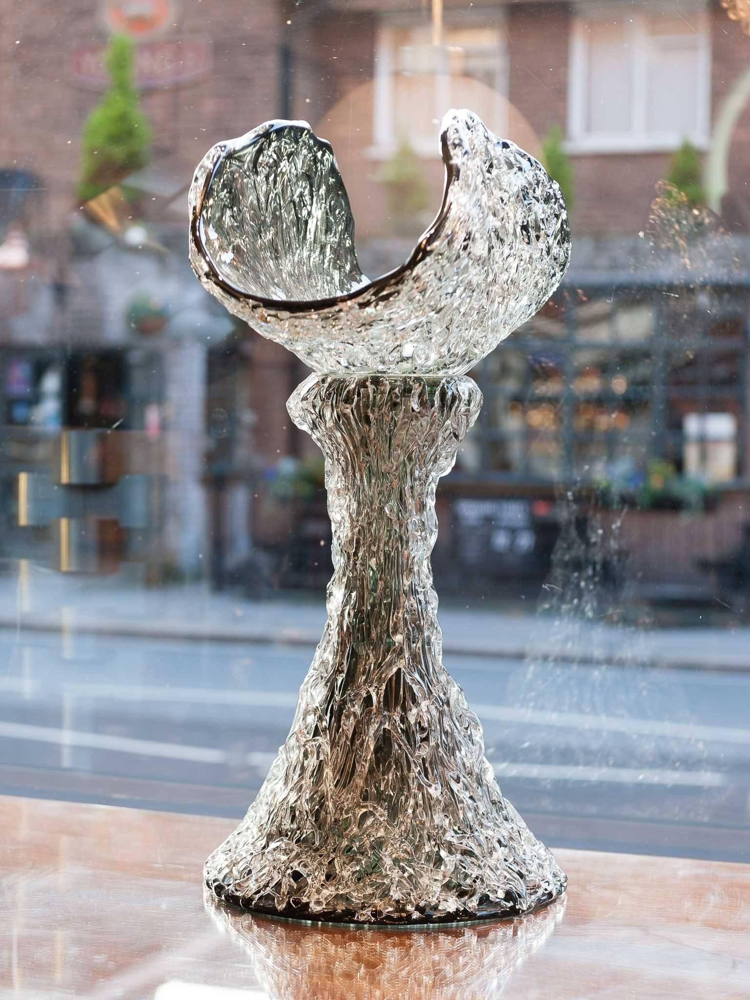 1980s Romanian Art Glass Bowl by Mihai Topescu at 1stDibs mihai