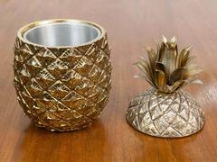 Superbe seau à glace en forme d'ananas Mauro Manetti Italie Firenze:: milieu du siècle 1960