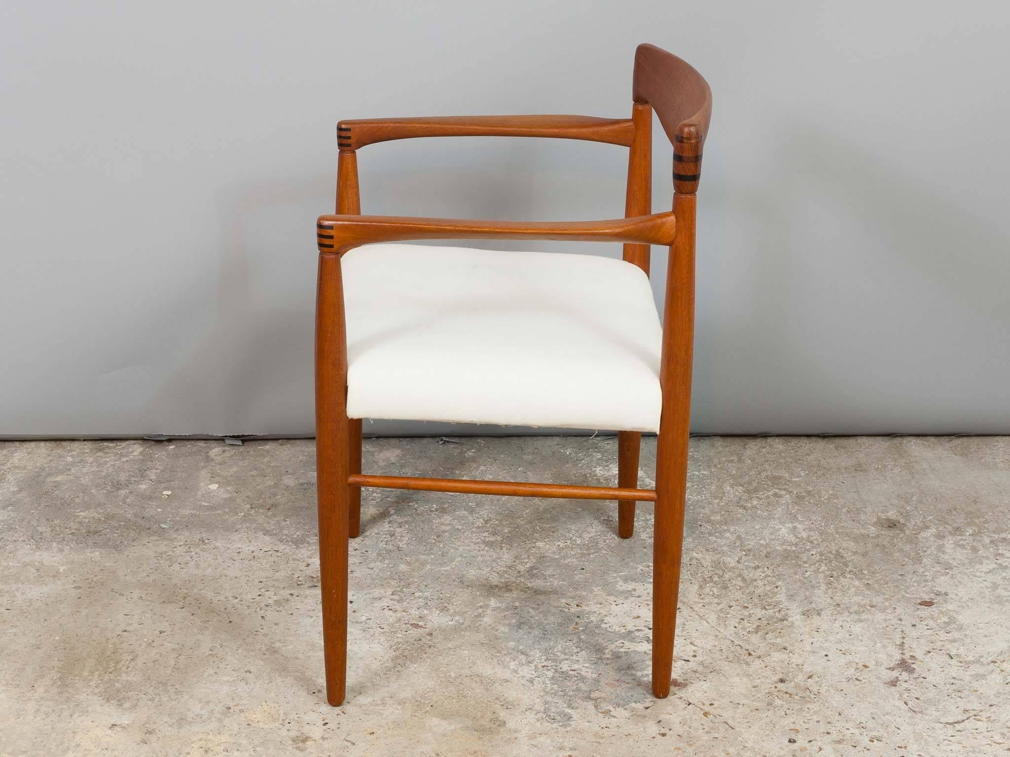 20th Century 1960s H.W. Klein Danish Teak & Rosewood Dining Carver Armchair for Bramin Møbler
