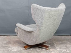 1960s G Plan ‘Most Comfortable Chair in the World’ 6250 Swivel Wingback Armchair