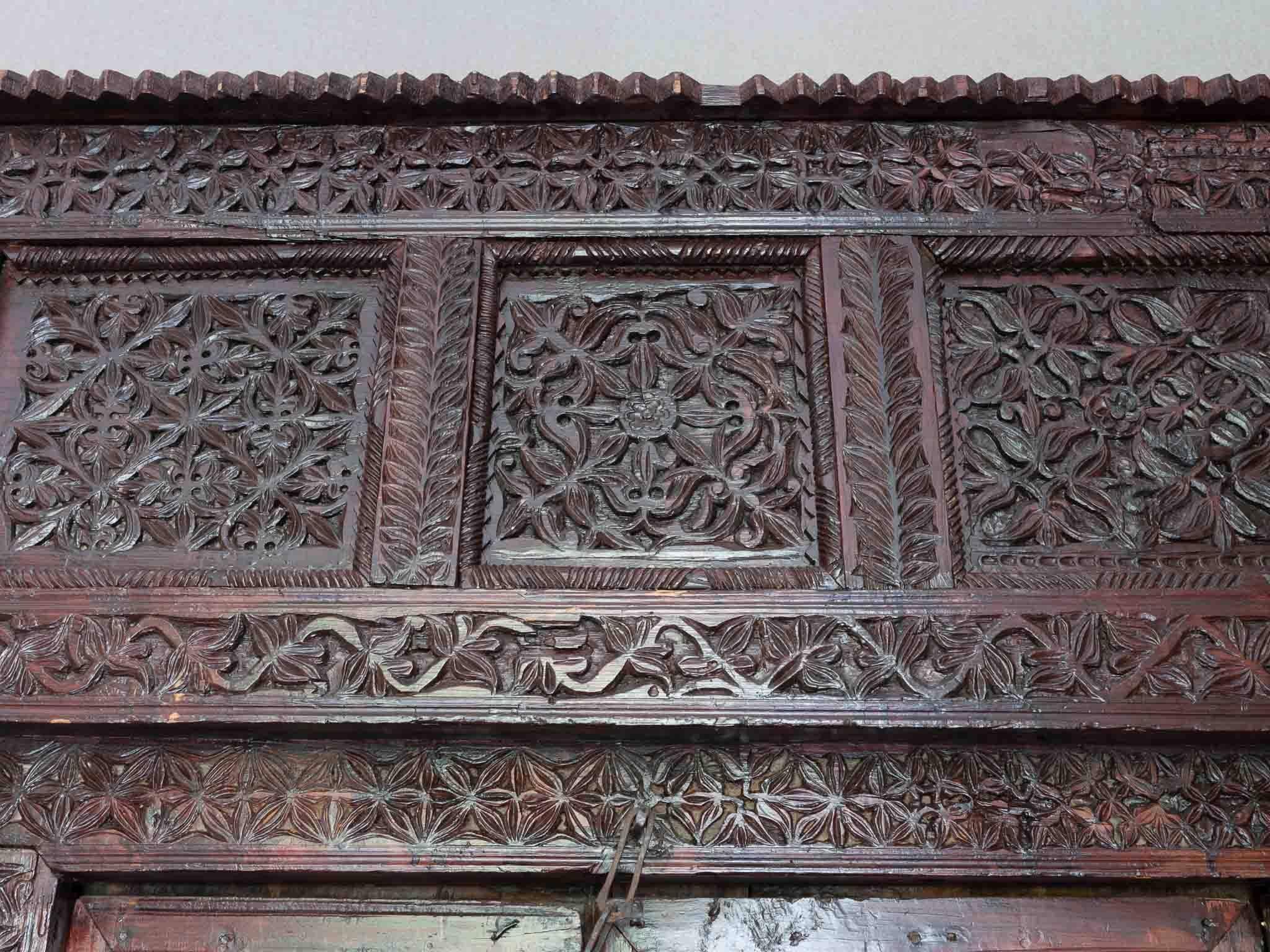carved door frame