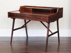 1960s Midcentury Danish Modern Rosewood "Ladies" Desk by Arne Wahl Iversen
