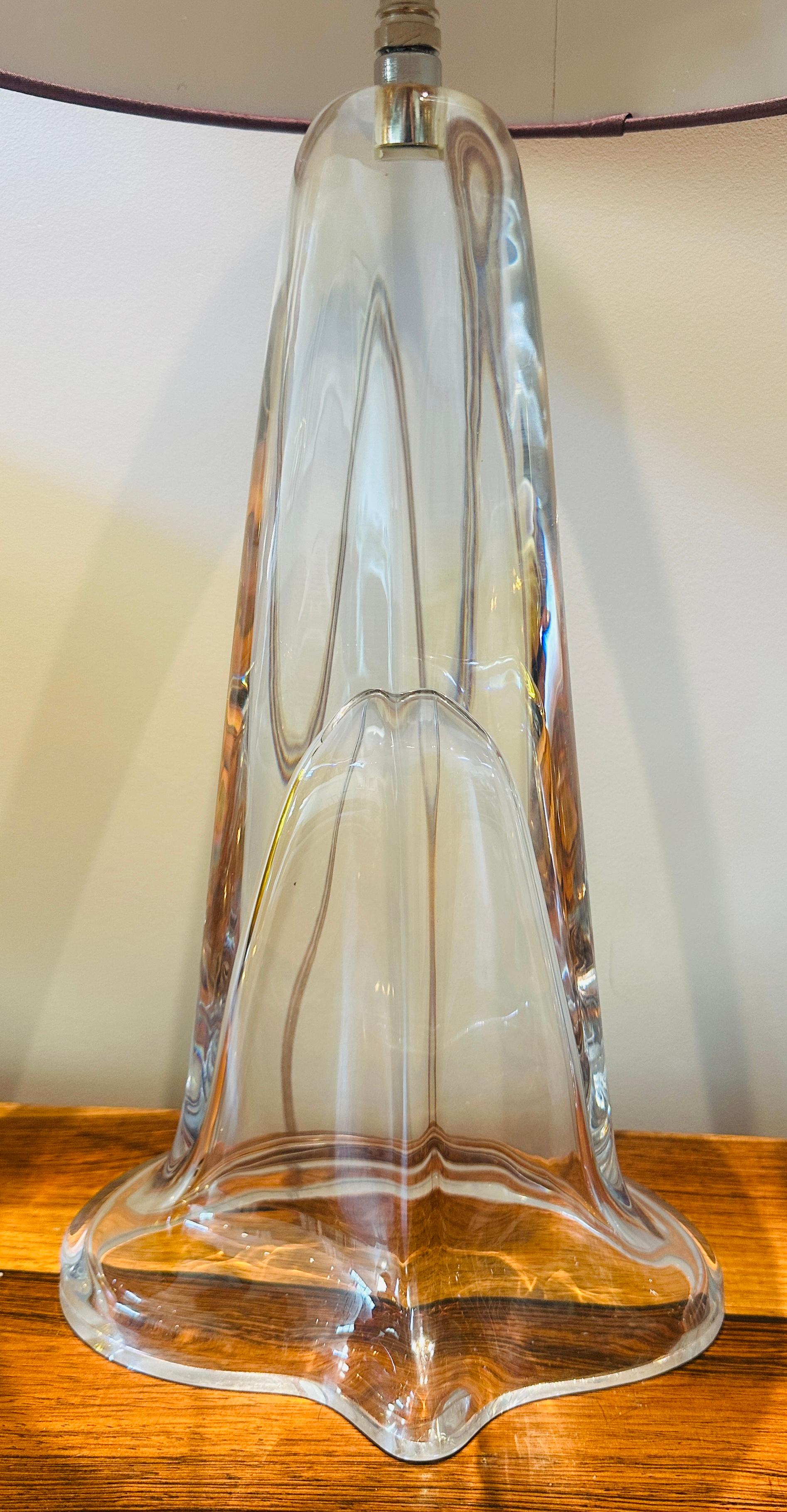 Paire de lampes de table en cristal ovale transparent Peill & Putzler des années 1970 en vente 9