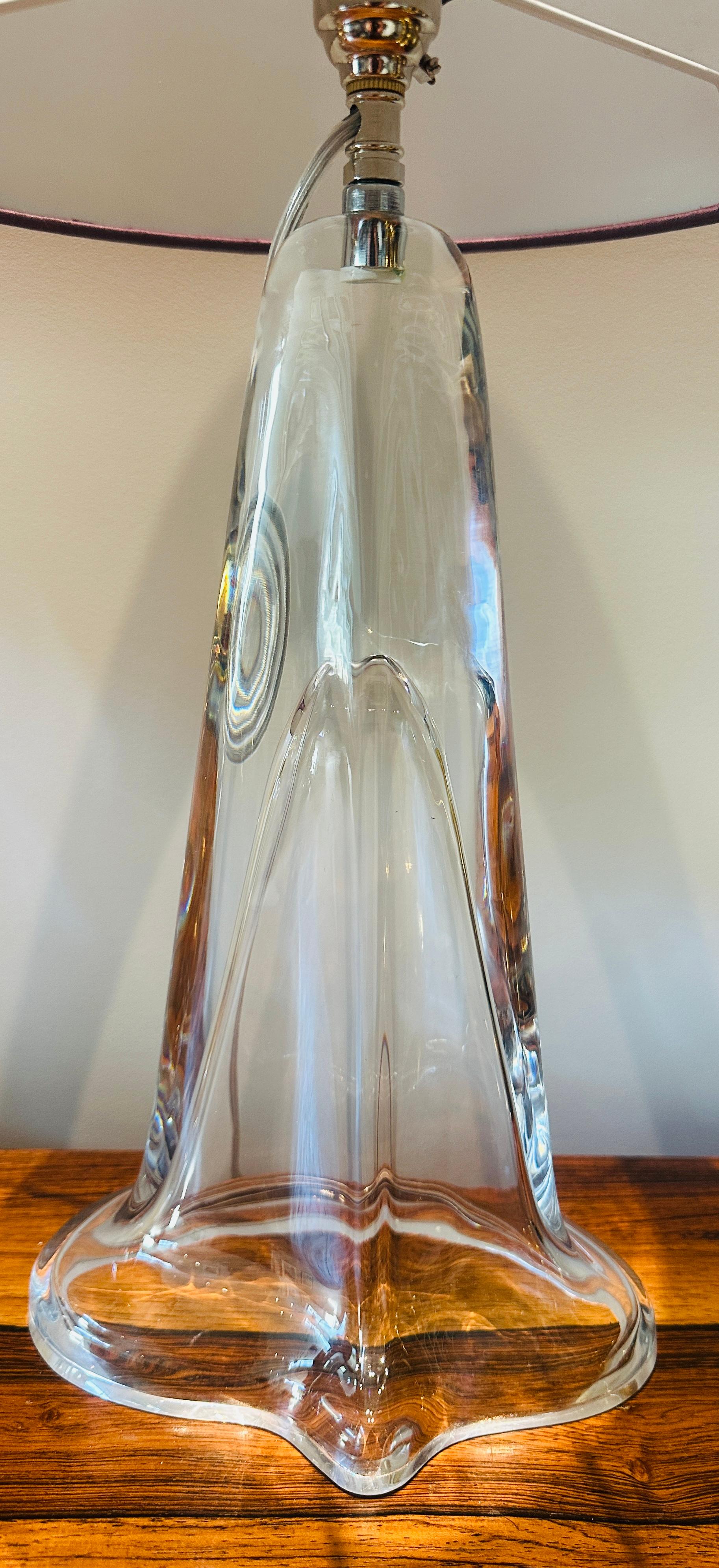 Paire de lampes de table en cristal ovale transparent Peill & Putzler des années 1970 en vente 10