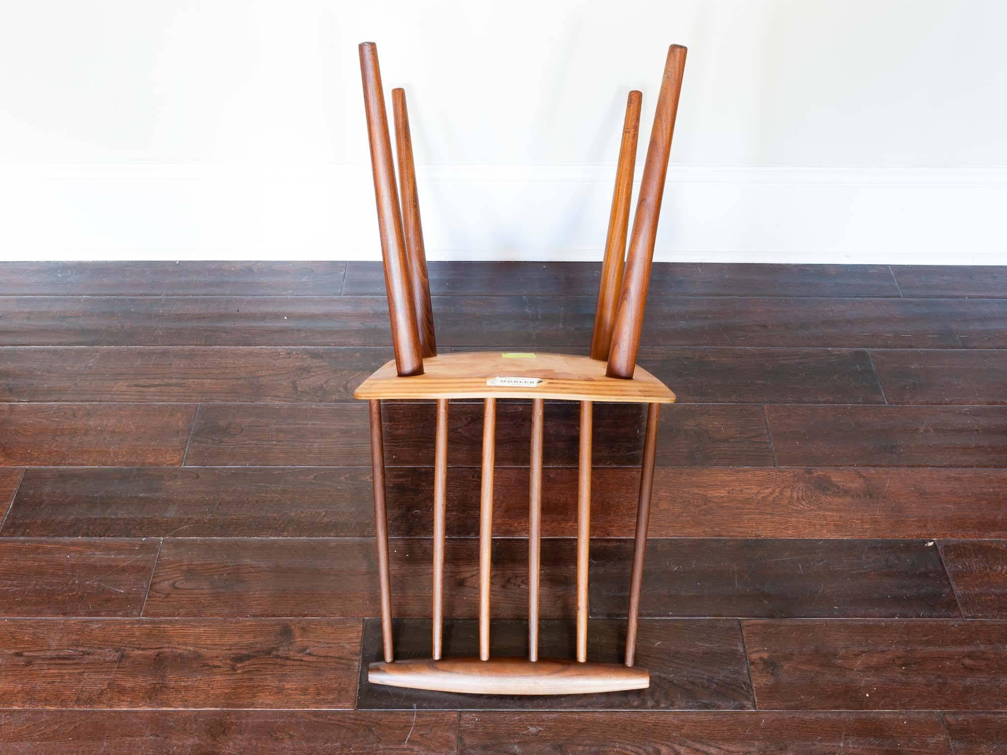 Noyer danois Folke Palsson pour FDB Mobler J77 Stick-Back Dining Chair 4
