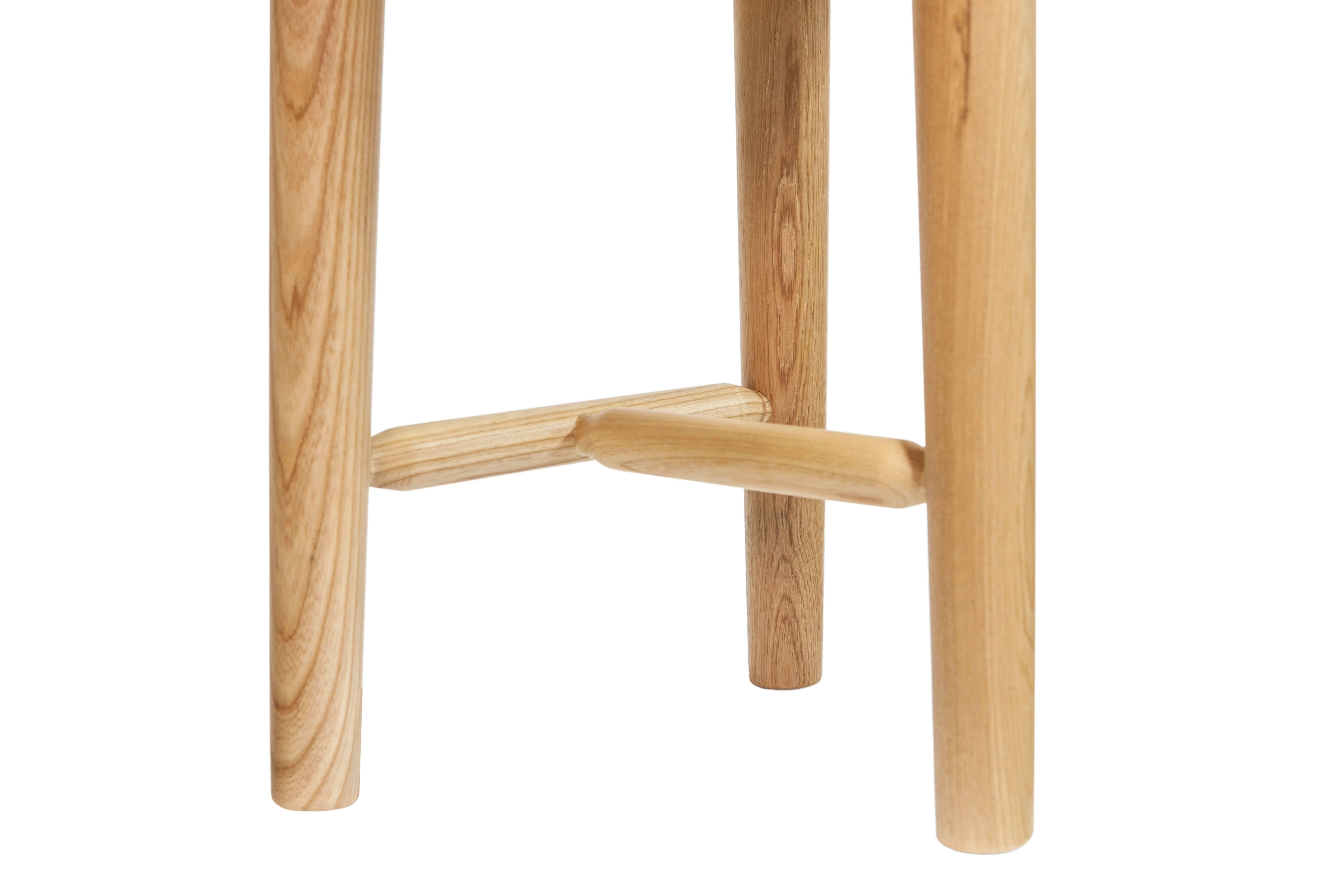 Solid White Ash Milking Stool LAXseries by MASHstudios For Sale 2