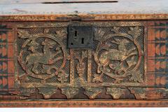 Very Rare Casket Minnekästchen or Box, Germany or Italy, 15th Century