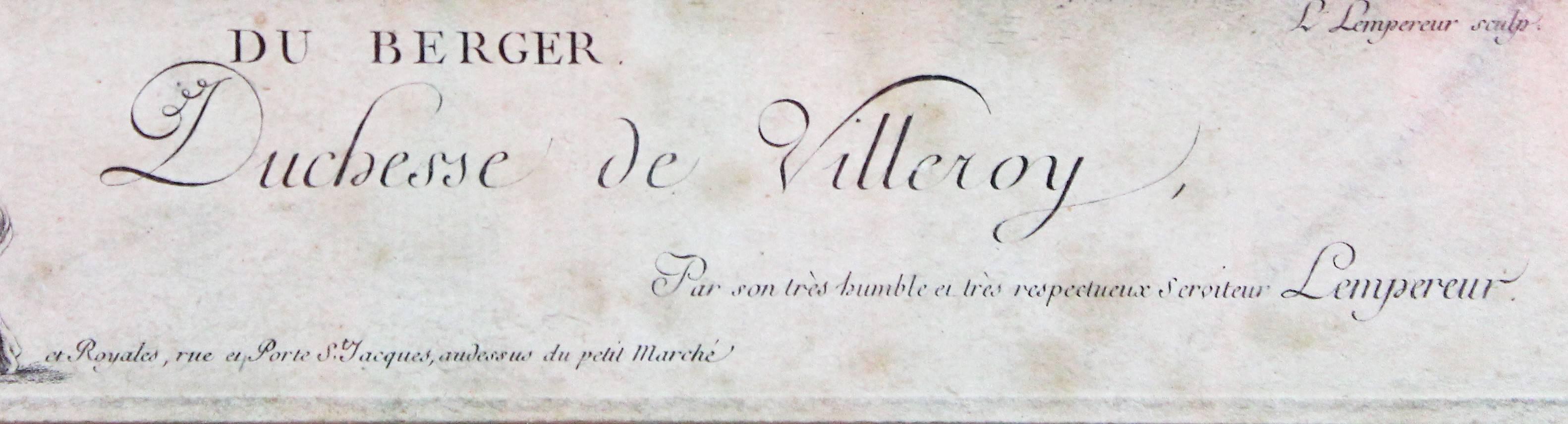 Engraved Francois Boucher 