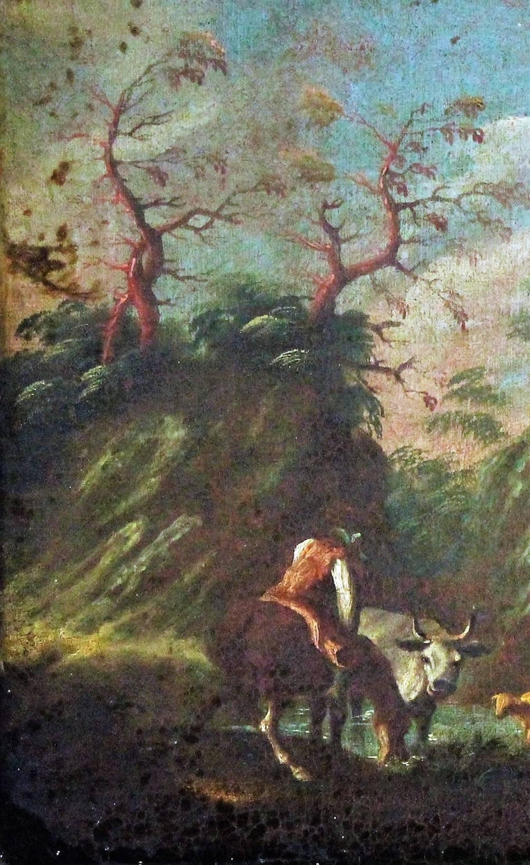 Painted Oil on Canvas Paint Flemish School, 17th Century Belgium For Sale