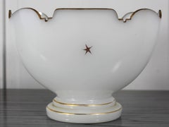 Cup, Planter, Wedding Cup, vase - Opaline Glass Gilded with Fine Gold