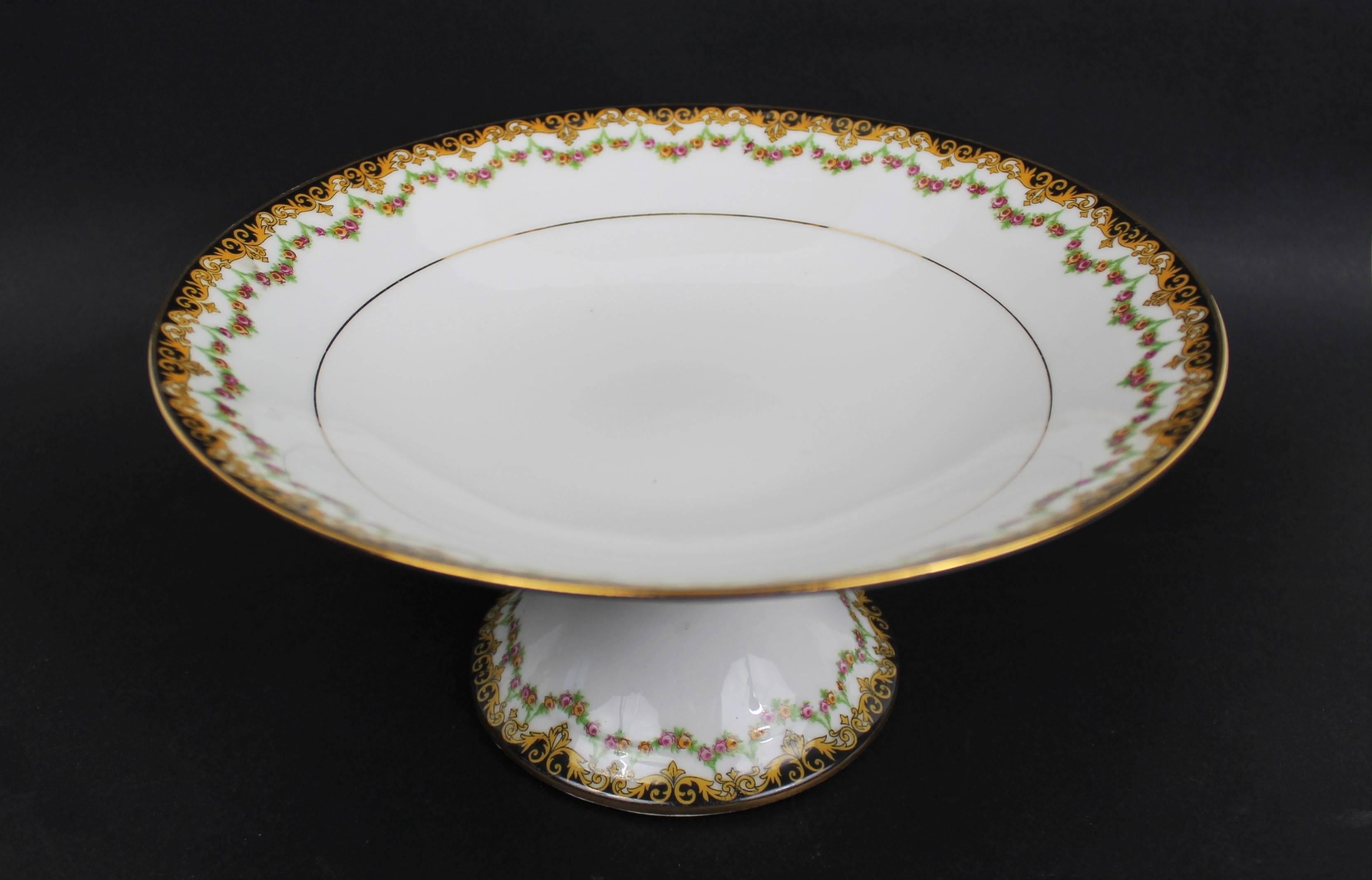 20th Century Limoges Porcelain Tableware, 67 Pieces