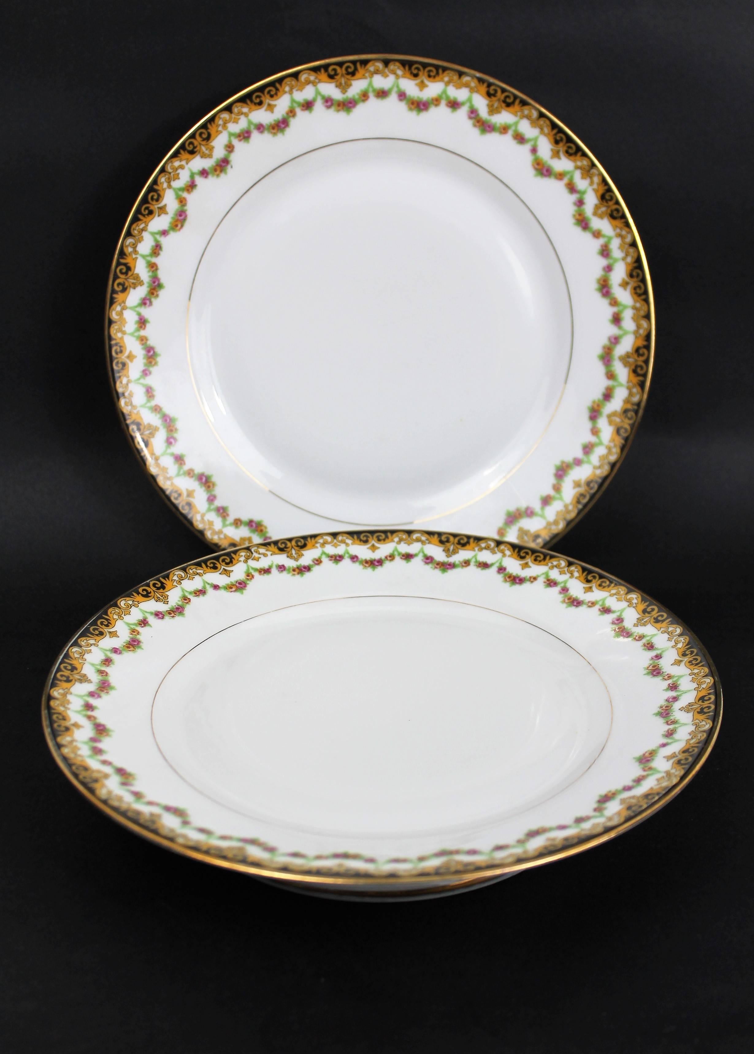 Limoges Porcelain Tableware, 67 Pieces 1