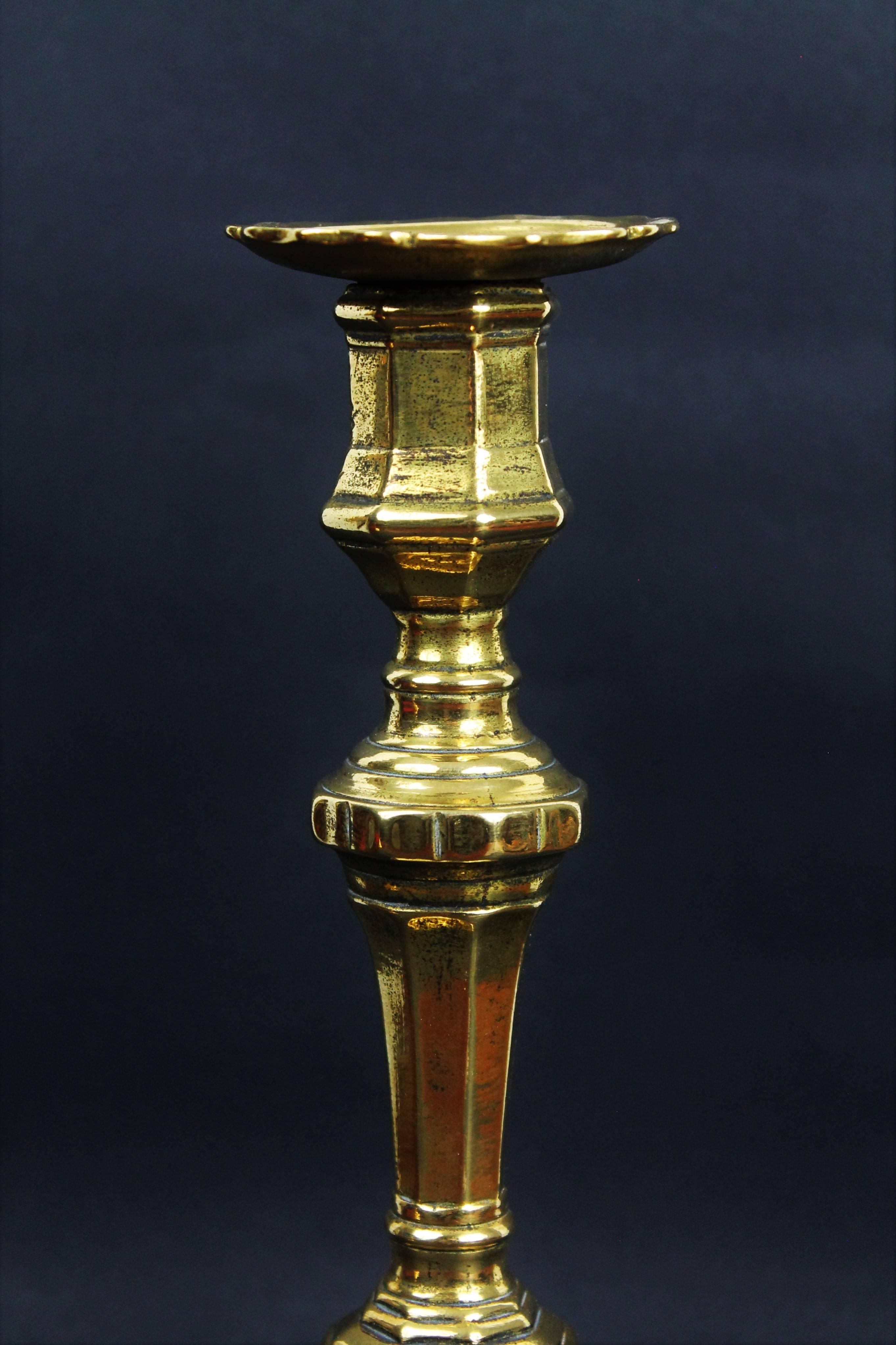 19th Century Pair of Louis XVI Style Candlesticks