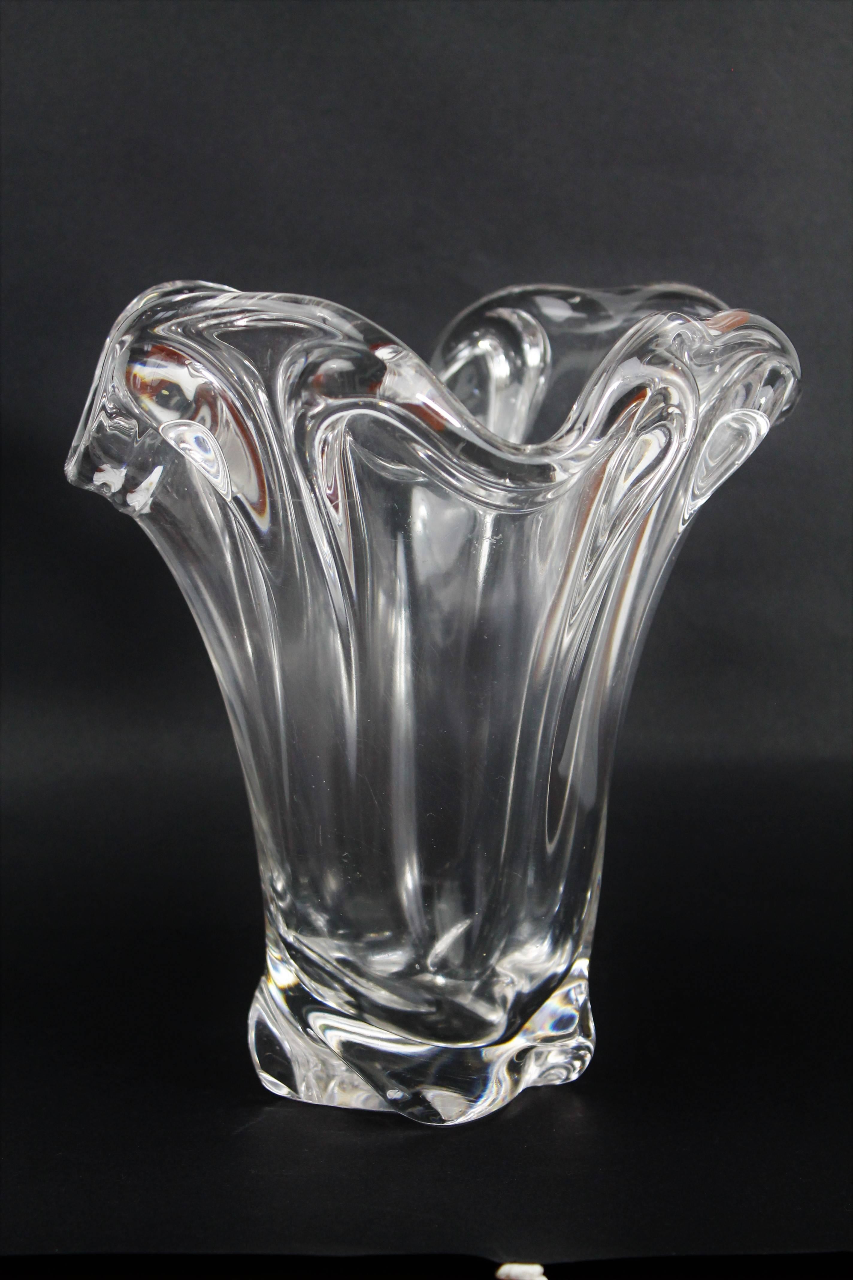 Vintage Crystal Vase, 1960 at 1stDibs vintage crystal vases, crystal