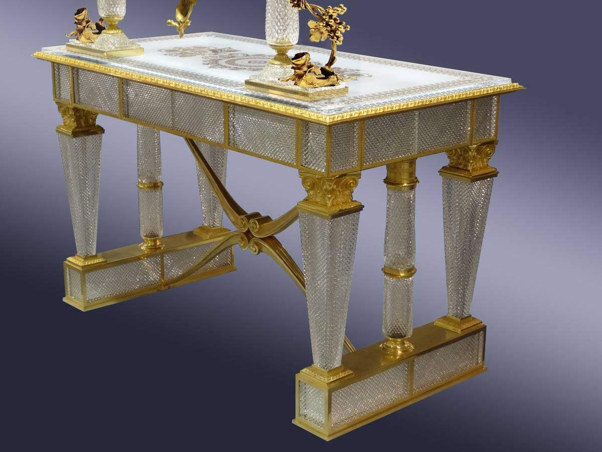 Among our unique products, the exact replica of Berry’s Duchess’ dressing table is a very special one. It has indeed been designed and made in our Montbronn workshop in early 2015.

The original dressing table is exhibited in the Louvres Museum, in