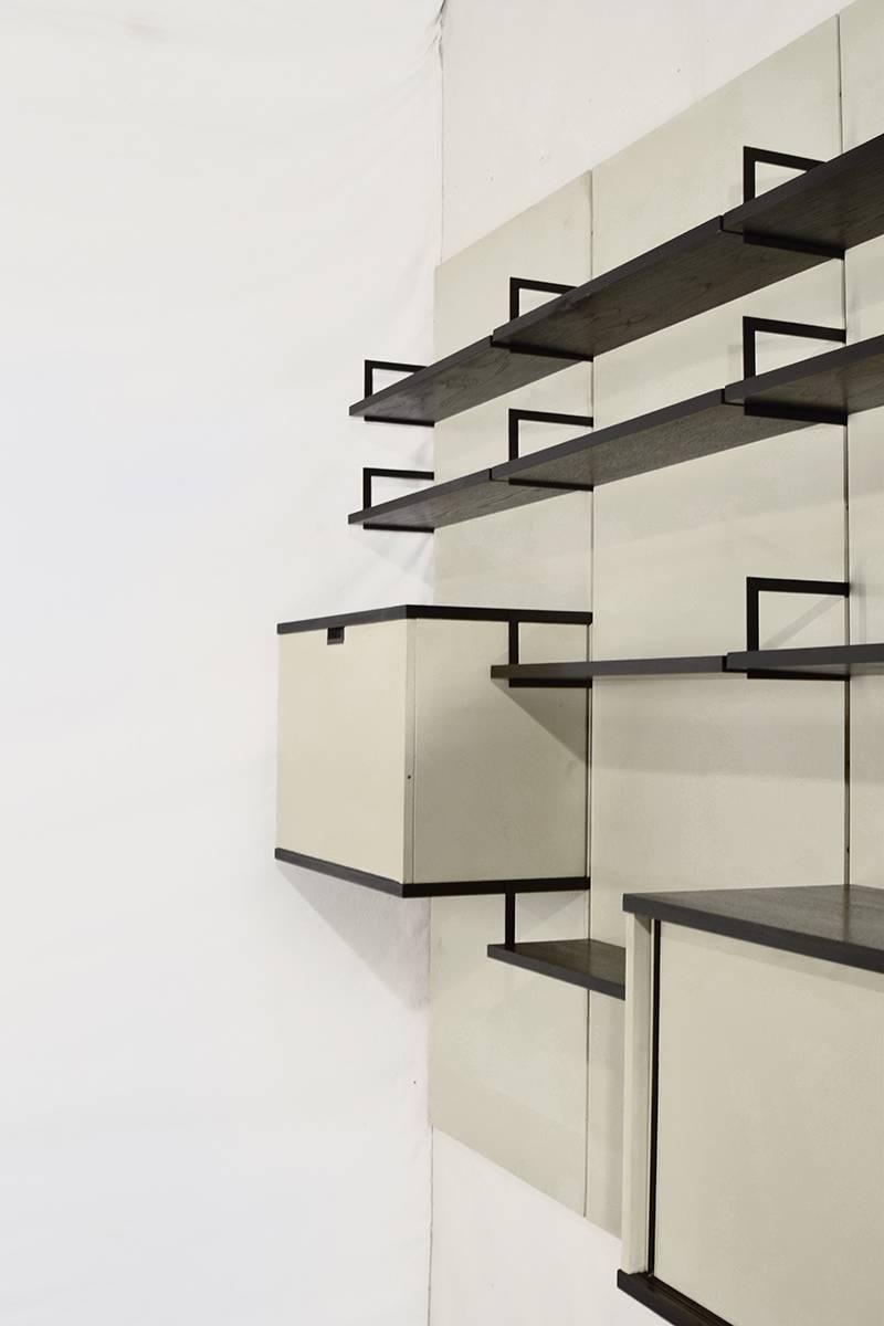 Mid-20th Century Mid-Century Japanese Series Modular Wall Unit by Cees Braakman for Pastoe