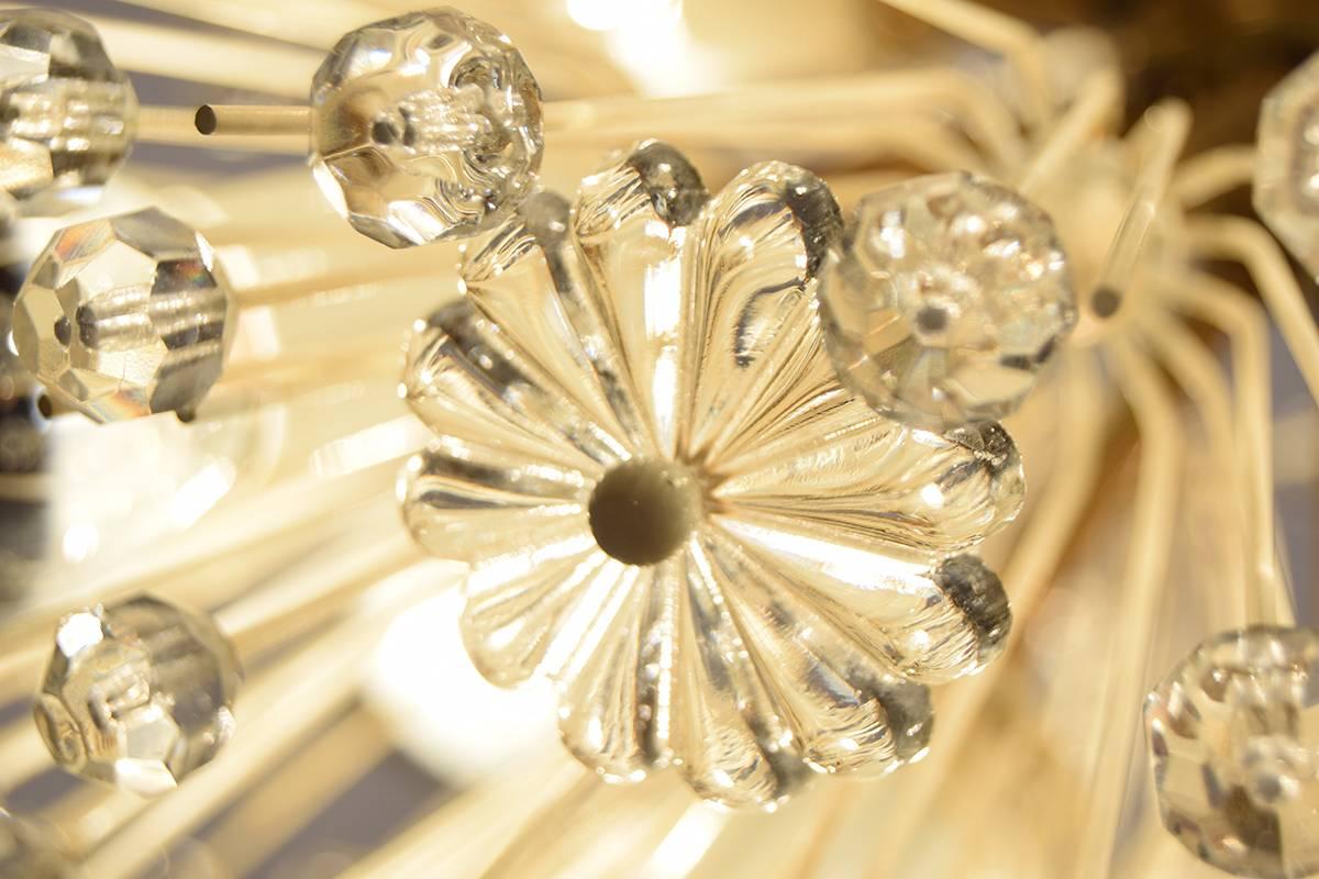 Snowball Chandelier by Emil Stejnar for Robert Nikoll, 1950 In Good Condition In The Hague, NL