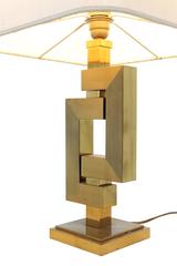 Maison Jansen Style Sculptured Lamp, 1970s