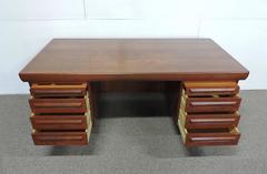Kofod Larsen Danish Modern Large Teak Executive Desk