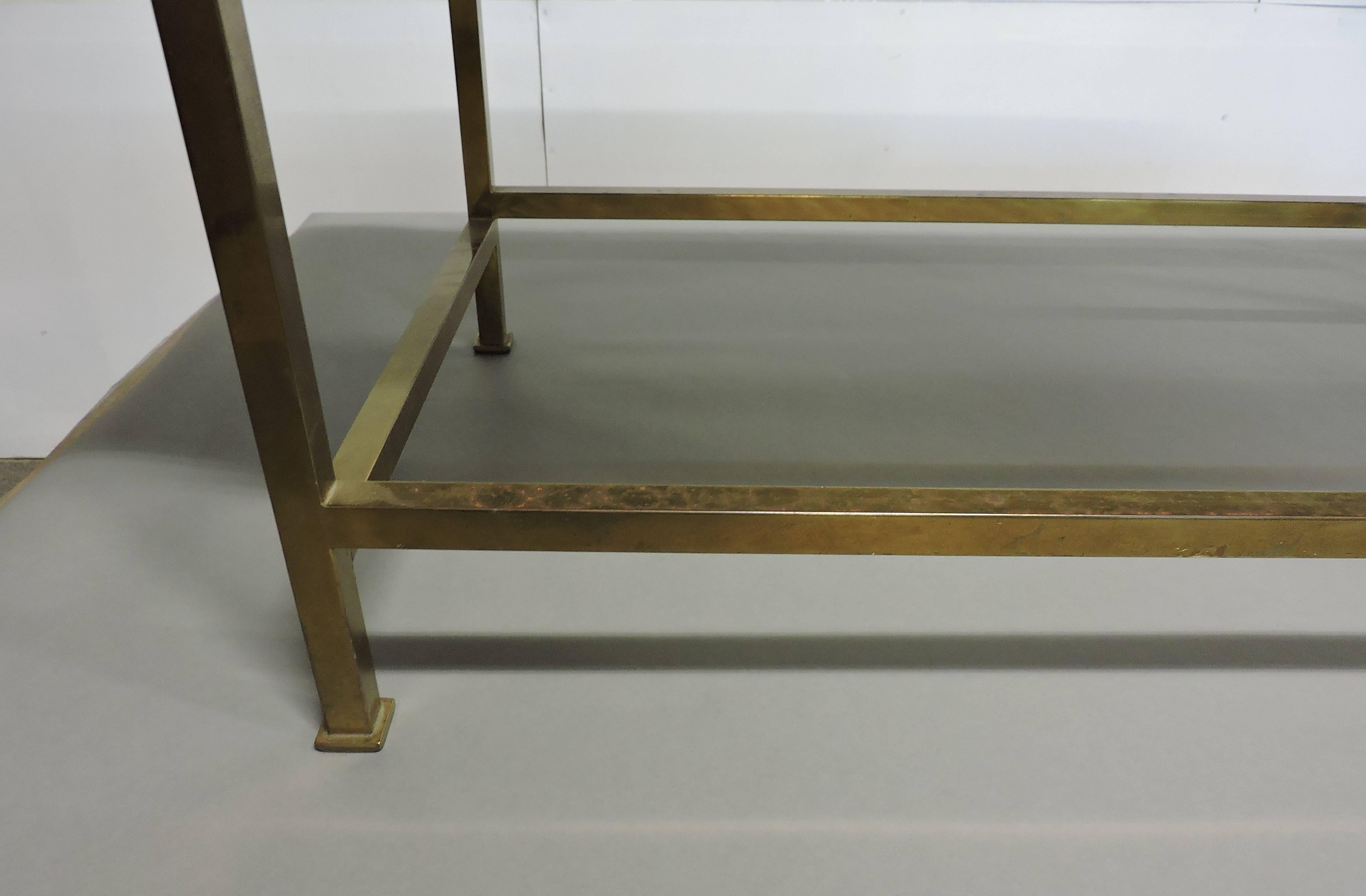 Edward Wormley for Dunbar Mid-Century Modern Brass Bench, Model 5429 1
