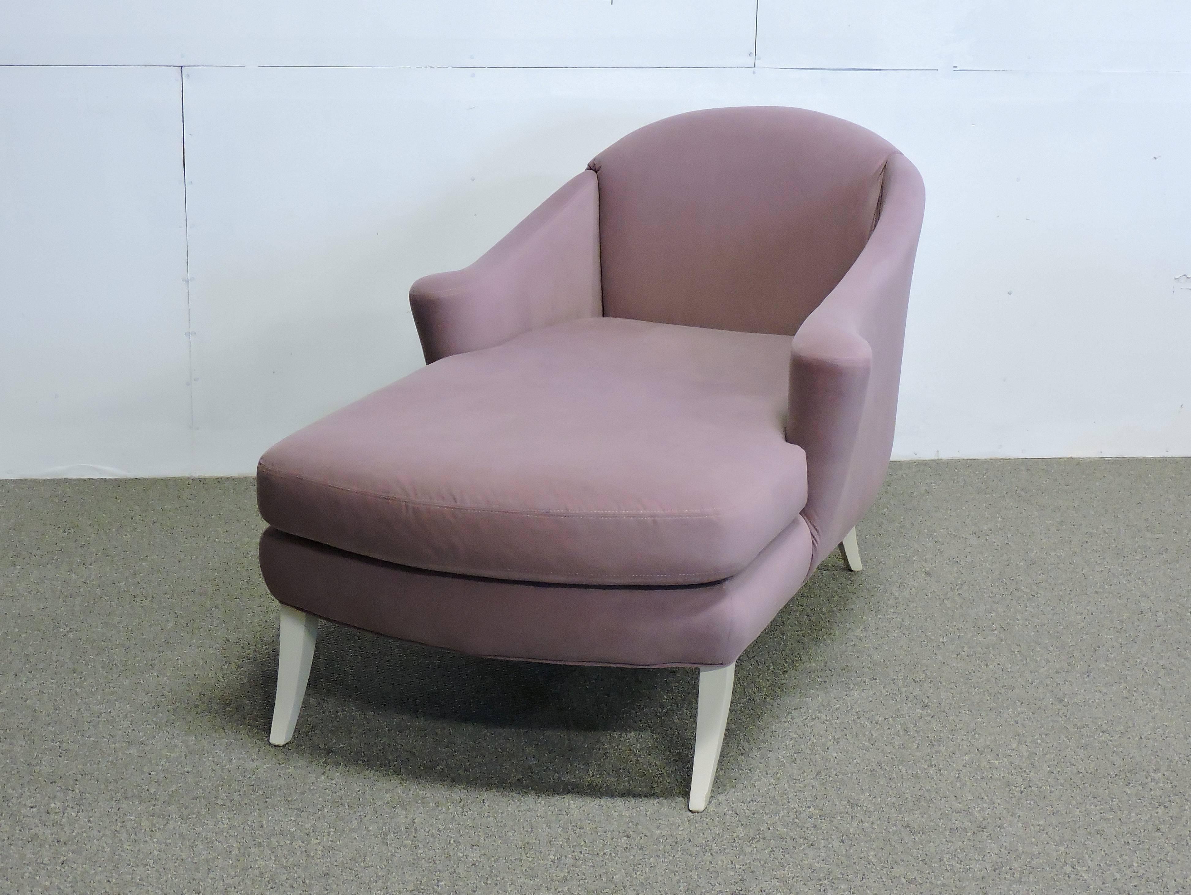 Late 20th Century Thayer Coggin Modern Chaise Longue Chair
