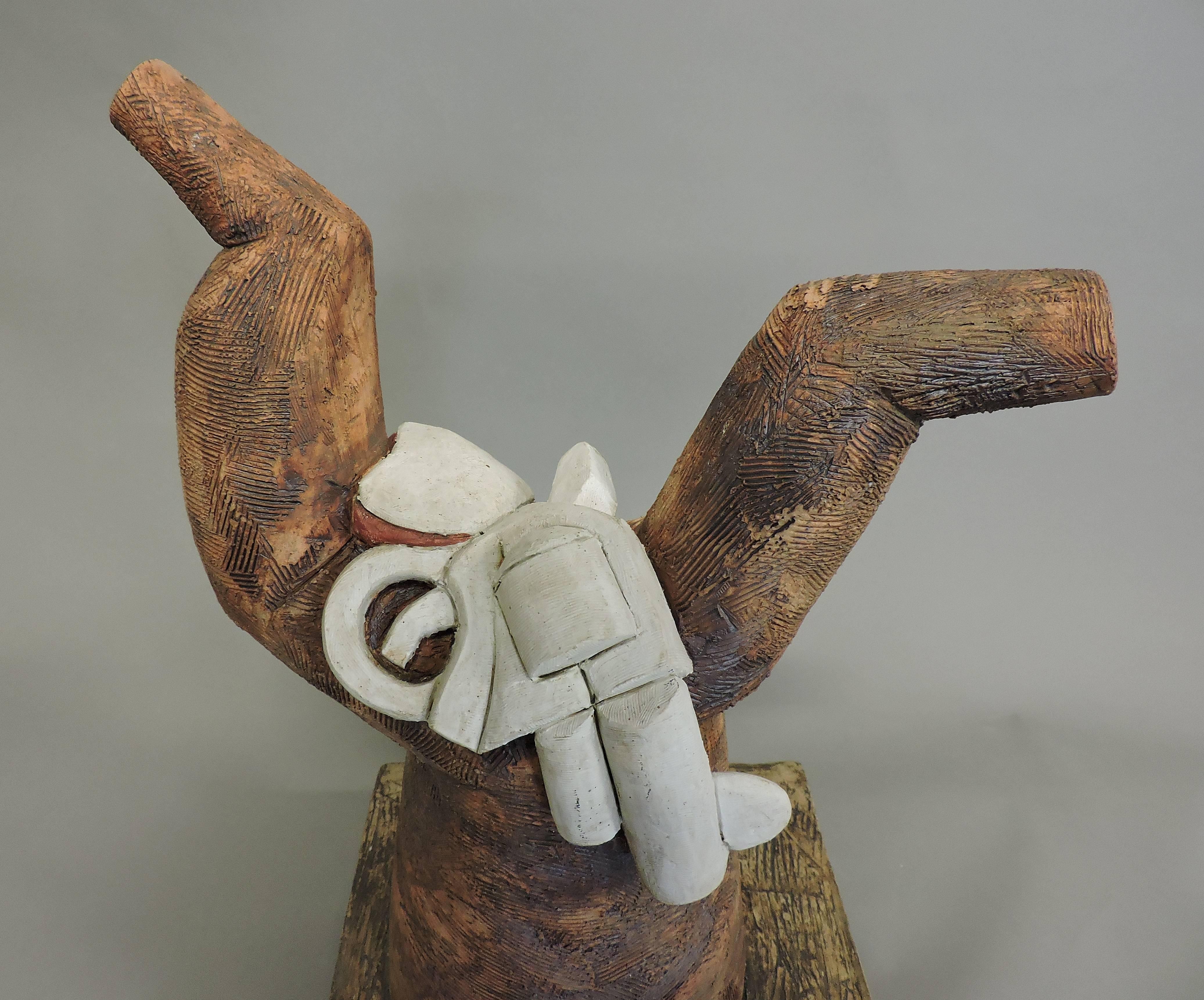 American Whimsical Modern Ceramic and Plaster Sculptures by Scott Rosenthal For Sale