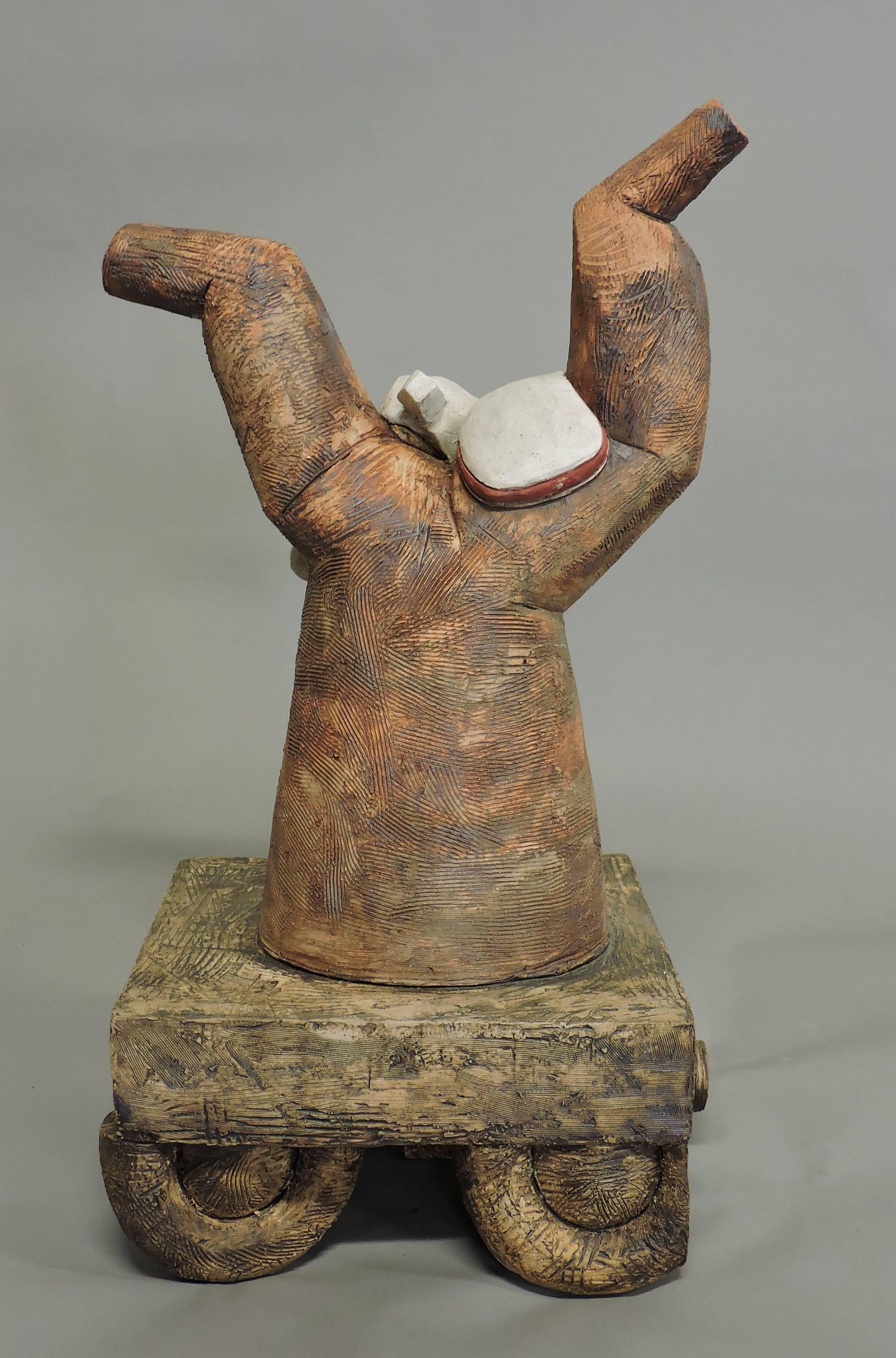 Whimsical Modern Ceramic and Plaster Sculptures by Scott Rosenthal In Excellent Condition For Sale In Chesterfield, NJ