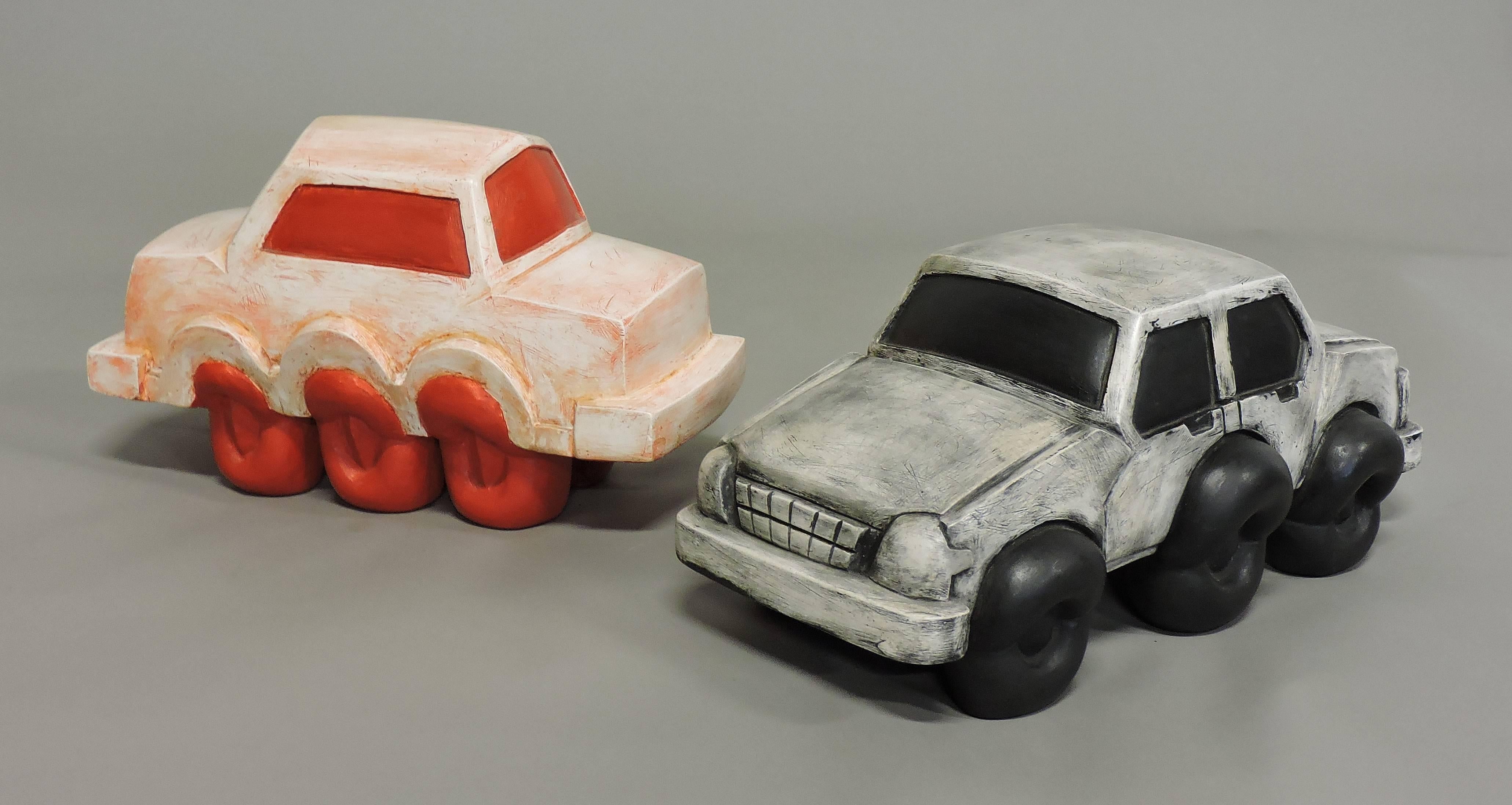 Late 20th Century Whimsical Modern Ceramic and Plaster Sculptures by Scott Rosenthal For Sale
