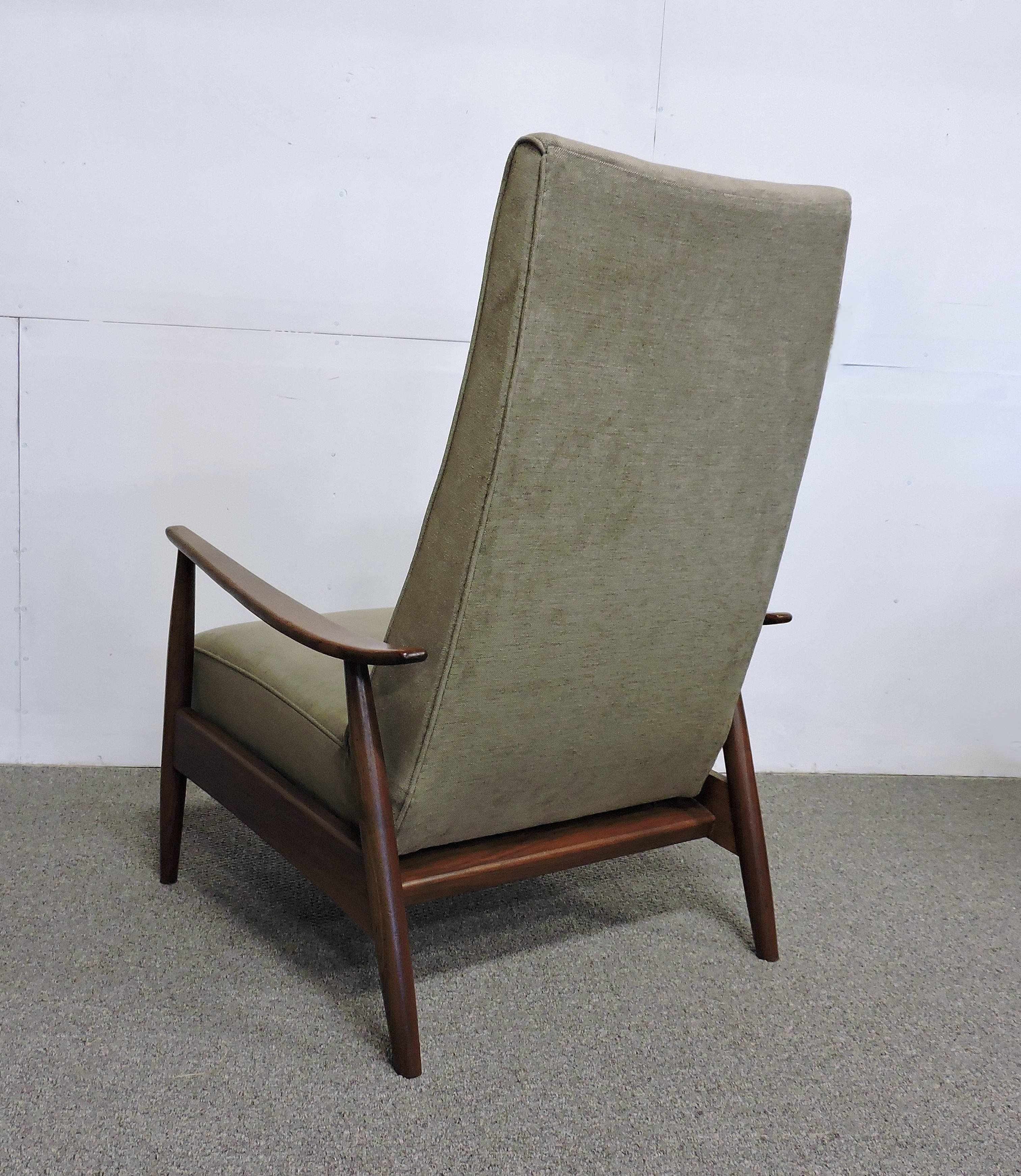 Milo Baughman Mid-Century Modern Recliner Lounge Chair for Thayer Coggin In Excellent Condition In Chesterfield, NJ