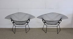 Original Large Mid-Century Modern Harry Bertoia Diamond Chair for Knoll