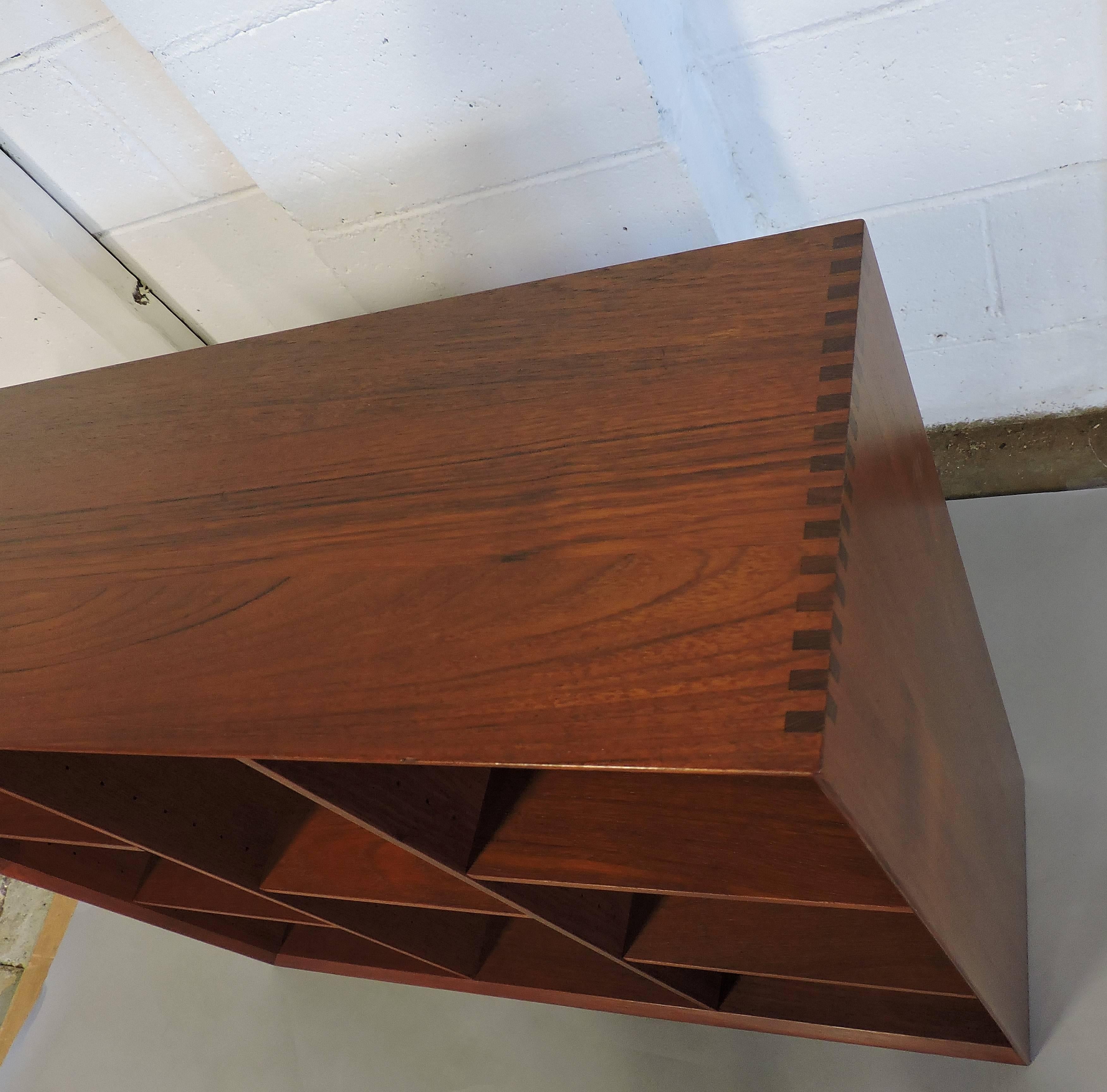 Mid-20th Century Midcentury Danish Modern Peter Hvidt Solid Teak Bookcase