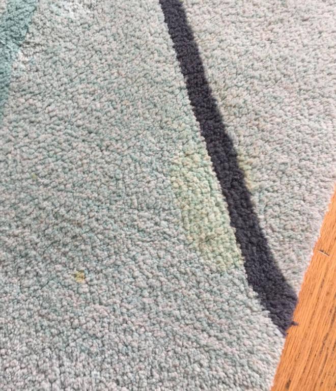 1980s Modern Abstract Area Rug For Sale at 1stDibs