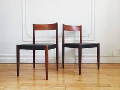Set of Six Mid-Century Modern Danish Frem Rojle Dining Chairs