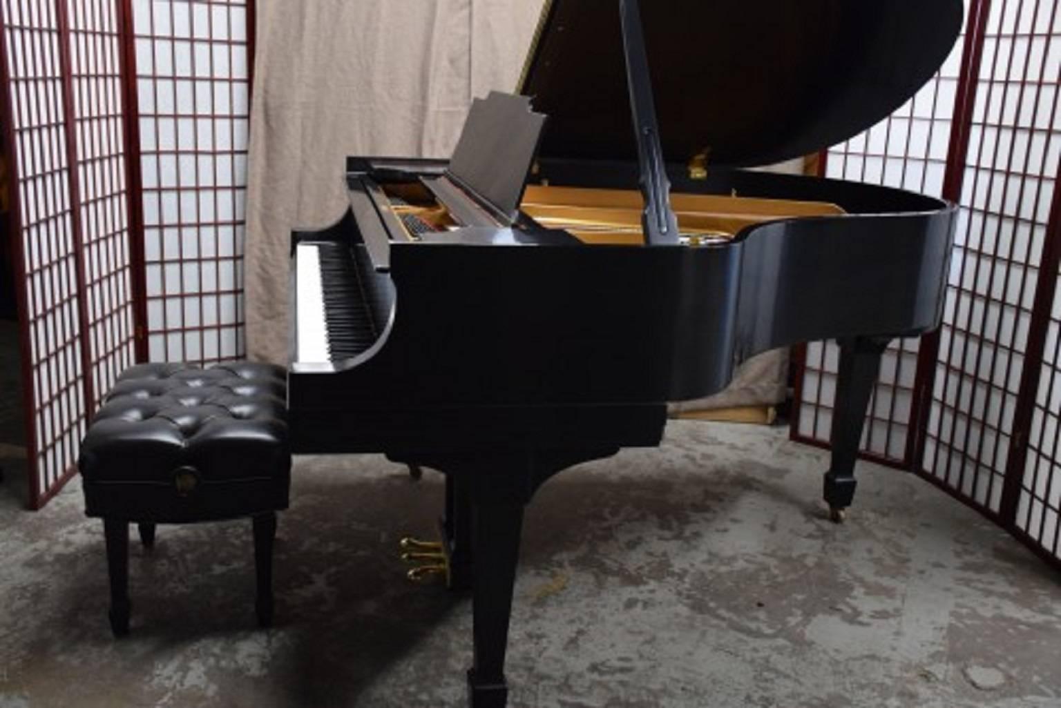 See and hear more about this magnificent piano on the video at the bottom of Sonny's Luxury Art case piano storefront homepage. 

Exquisite looking and sublime sounding Steinway M made in the Steinway NYC Factory in 1923 during the "Golden
