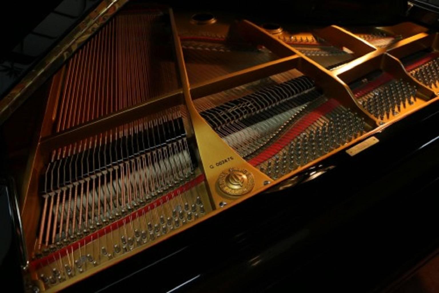 Ebony Gloss Young Chang 1989 Excellent Condition Baby Grand Piano 1