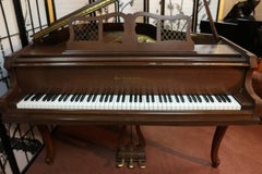 Art Case Knabe Baby Grand Piano 1978 Beautiful Chocolate Mahogany
