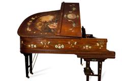 Art Case Steinway Hamburg Model "A" Grand Piano Hand Painted Masterpiece