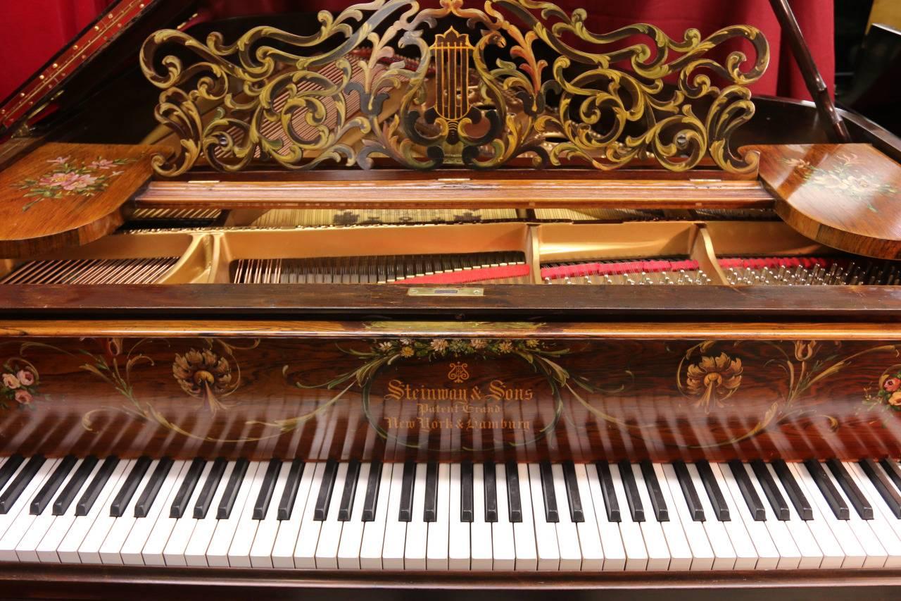 hand painted piano