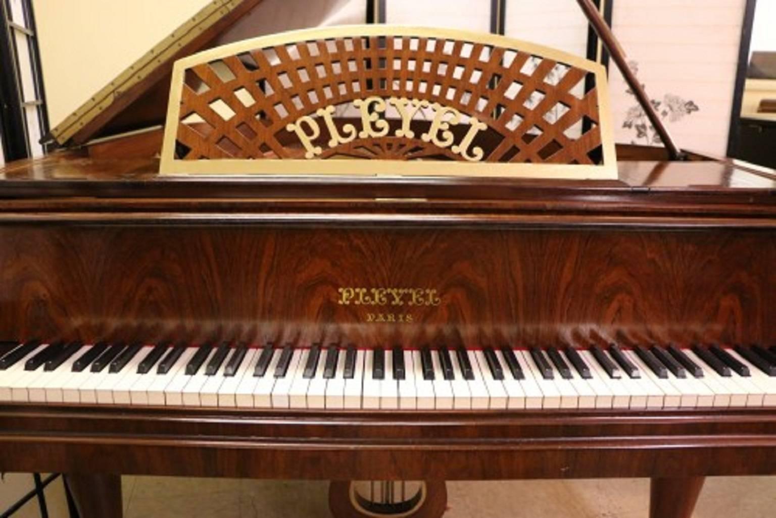 See and hear more about this magnificent piano on the VIDEO at the bottom of Sonny's Luxury Art Case Piano storefront homepage. 

Beautiful rosewood, art case hand-painted "World Renowned Historic" Pleyel Piano. 5'3" made in 1921