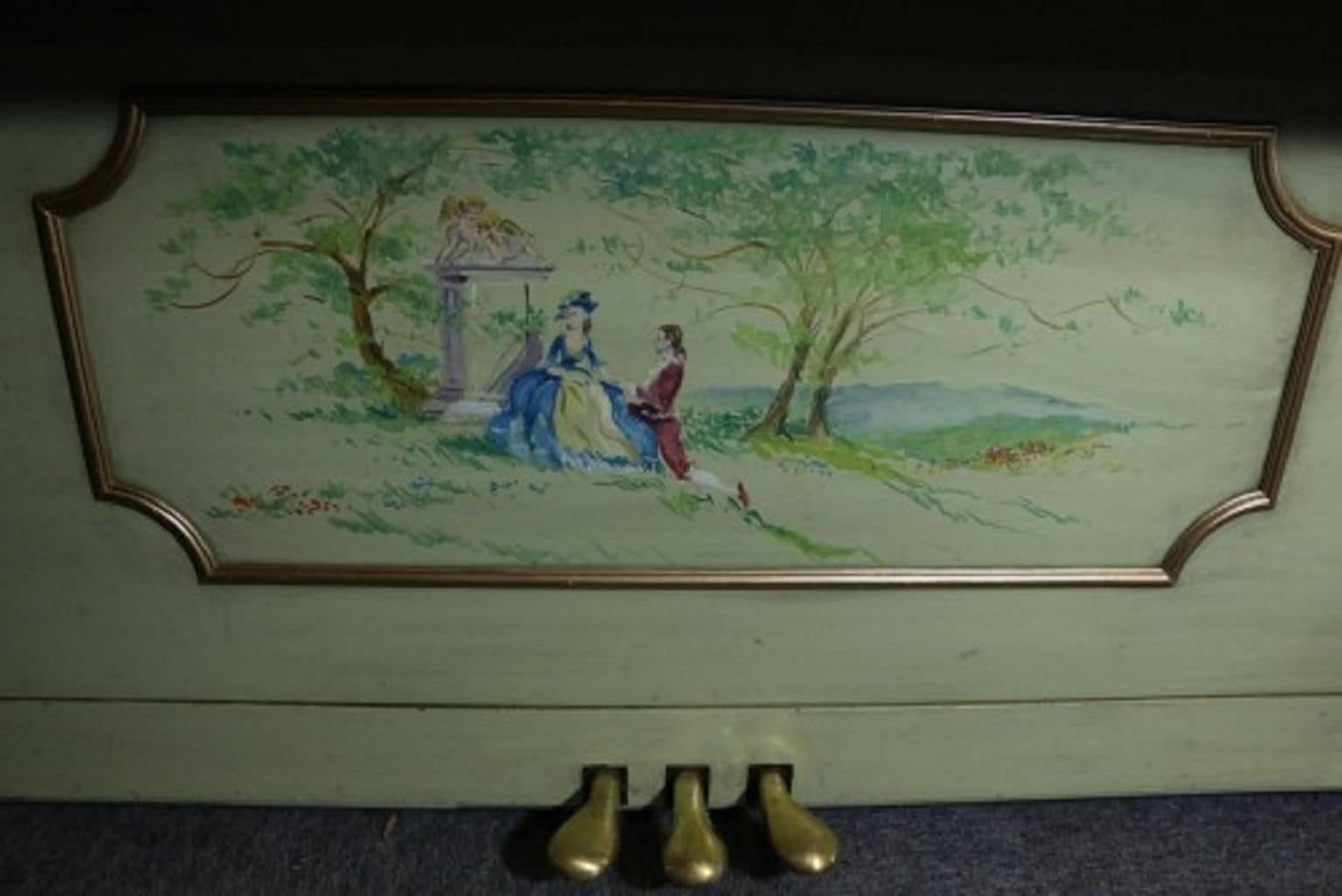 Art Case Hand-Painted Baldwin Upright Piano 1
