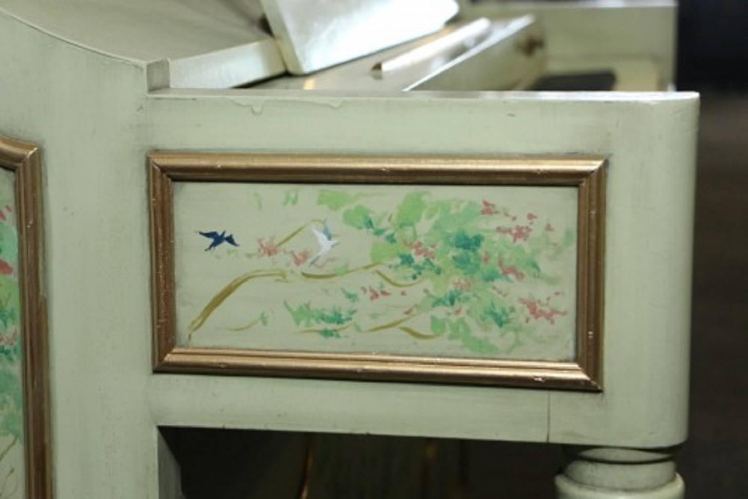 Art Case Hand-Painted Baldwin Upright Piano 5