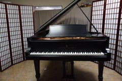 Steinway Model A Satin Ebony Grand Piano with Hamburg Action