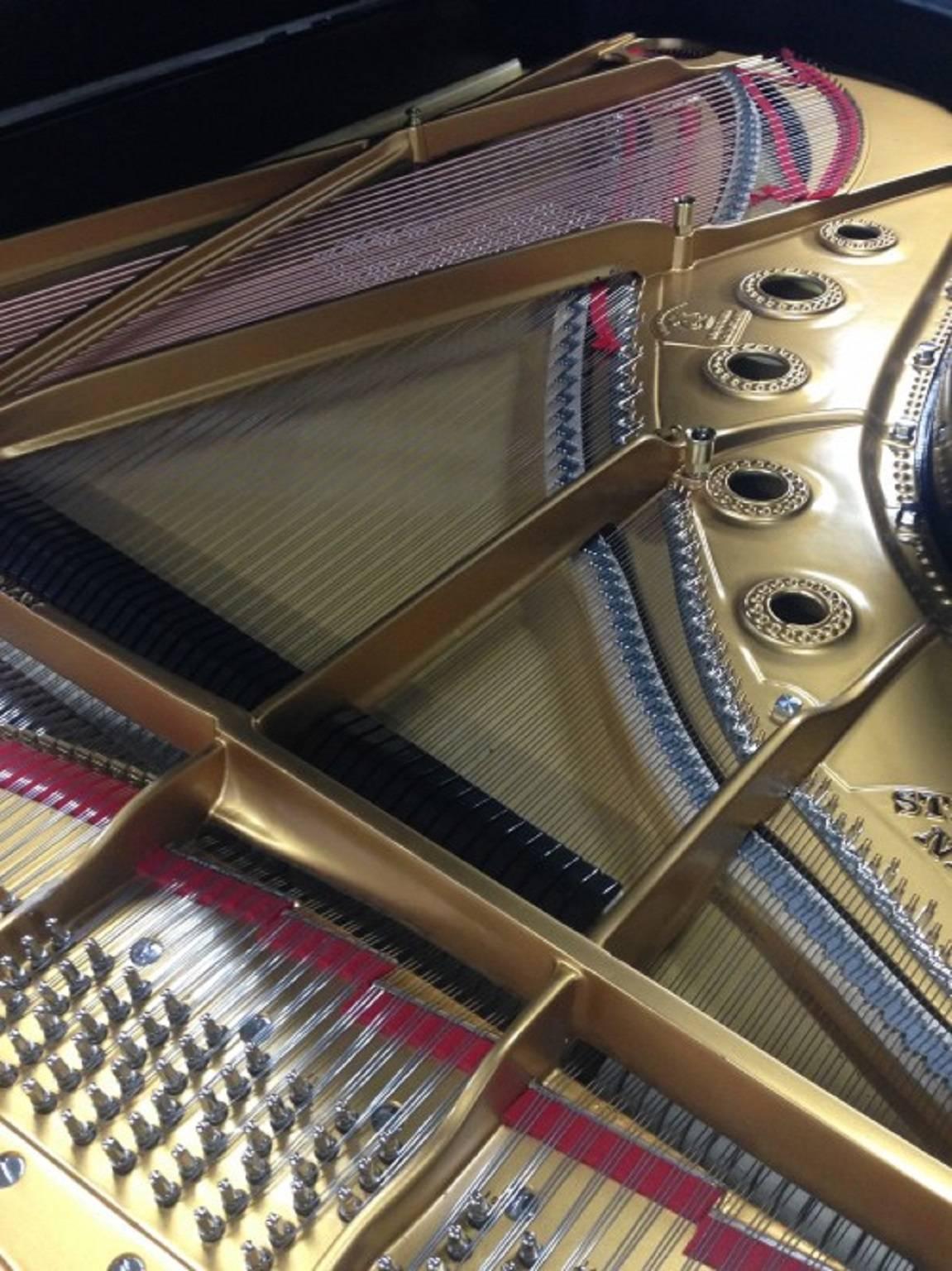 Steinway Model B Satin Ebony Grand Piano  For Sale 1