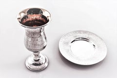 Kiddush Cup and Plate
