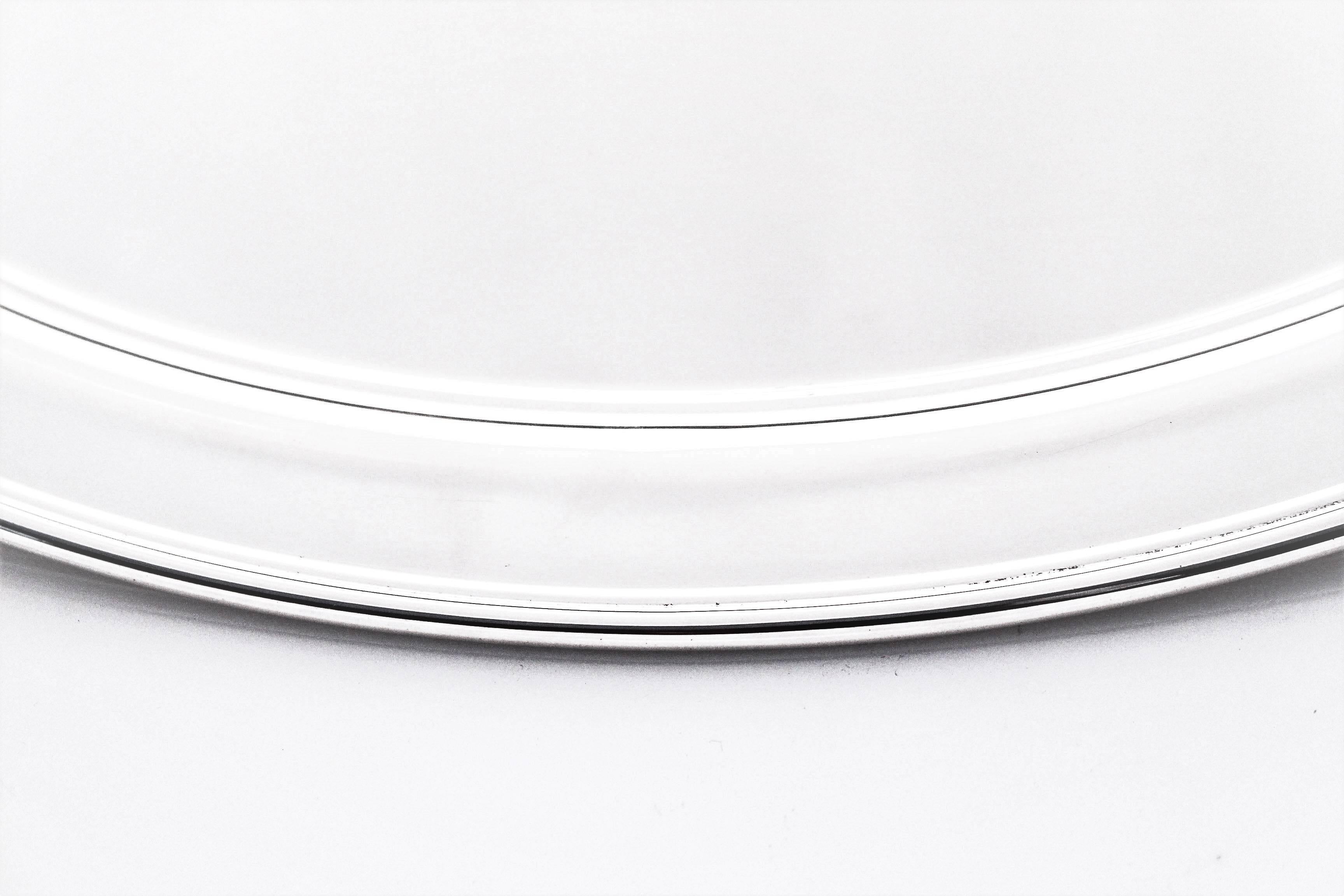 Mid-Century Modern Oval Tray by Manchester