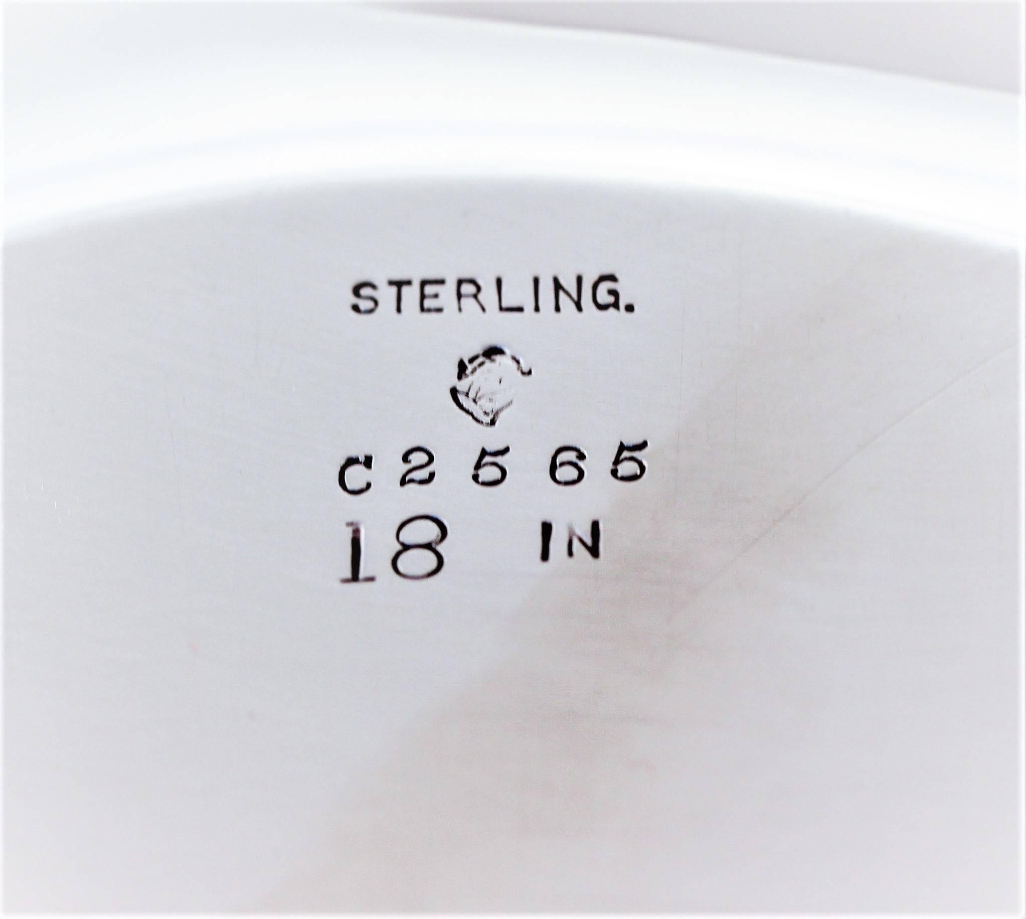 Sterling Silver Platter by Brown & Ward